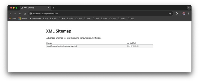XML Sitemap